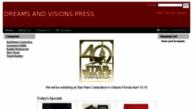 What Dreamsandvisionspress.com website looked like in 2017 (6 years ago)