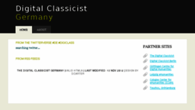 What De.digitalclassicist.org website looked like in 2017 (6 years ago)