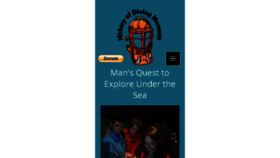 What Divingmuseum.org website looked like in 2017 (6 years ago)