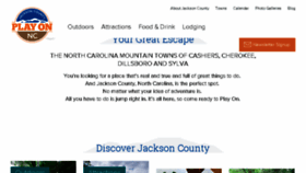 What Discoverjacksonnc.com website looked like in 2017 (6 years ago)