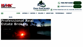 What Danpinckard.com website looked like in 2017 (6 years ago)