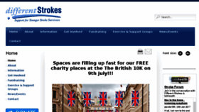 What Differentstrokes.co.uk website looked like in 2017 (6 years ago)