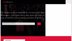 What Devnetwork.com website looked like in 2017 (6 years ago)