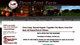 What Devonpointfarm.com website looked like in 2017 (6 years ago)