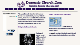 What Domestic-church.com website looked like in 2017 (6 years ago)