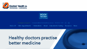 What Doctorshealthsa.com.au website looked like in 2017 (6 years ago)