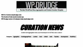 What Demo.wpdrudge.com website looked like in 2017 (6 years ago)