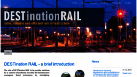 What Destinationrail.eu website looked like in 2017 (6 years ago)