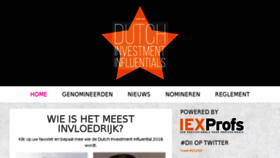 What Dutchinvestmentinfluentials.nl website looked like in 2017 (6 years ago)