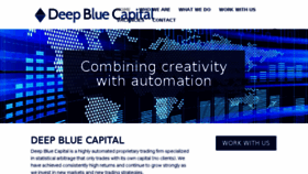 What Deepbluecap.com website looked like in 2017 (6 years ago)