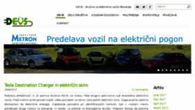 What Devs.si website looked like in 2017 (8 years ago)