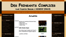 What Desfringantscomplices.com website looked like in 2017 (6 years ago)