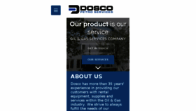 What Dosco.net website looked like in 2017 (6 years ago)