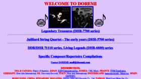 What Doremi.com website looked like in 2017 (6 years ago)