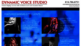 What Dynamicvoicestudio.com website looked like in 2017 (6 years ago)
