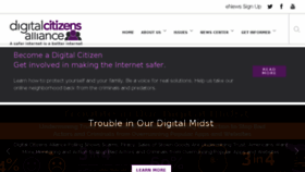 What Digitalcitizensalliance.org website looked like in 2017 (6 years ago)