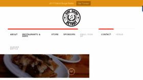 What Dinedrinkdetroit.com website looked like in 2017 (6 years ago)