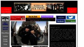 What Dublinpubcrawl.com website looked like in 2017 (6 years ago)