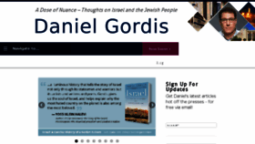 What Danielgordis.org website looked like in 2017 (6 years ago)