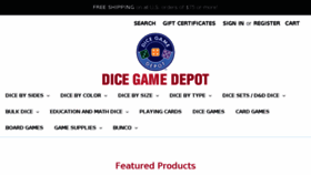 What Dicegamers.com website looked like in 2017 (6 years ago)