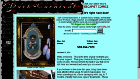 What Darkcarnival.com website looked like in 2017 (6 years ago)