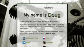 What Doug.aqueo.us website looked like in 2017 (6 years ago)