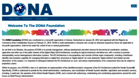 What Dona.net website looked like in 2017 (6 years ago)