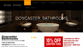 What Doncasterbathrooms.com website looked like in 2017 (6 years ago)