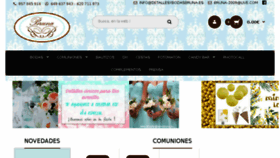 What Detallesybodasbruna.es website looked like in 2017 (6 years ago)
