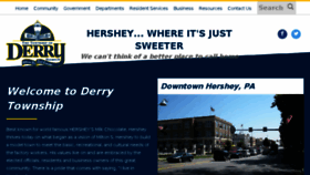 What Derrytownship.org website looked like in 2017 (6 years ago)