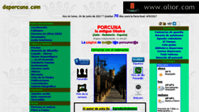 What Deporcuna.com website looked like in 2017 (8 years ago)