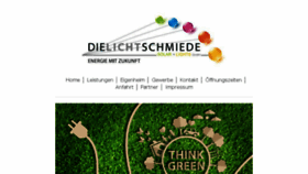What Dielichtschmiede.de website looked like in 2017 (6 years ago)
