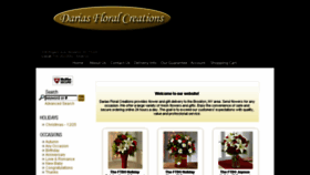 What Dariasfloralcreation.com website looked like in 2017 (6 years ago)