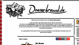 What Doenerfreund.de website looked like in 2017 (6 years ago)