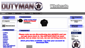 What Dutyman.com website looked like in 2017 (6 years ago)