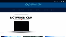 What Dotwoodcrm.com website looked like in 2017 (6 years ago)