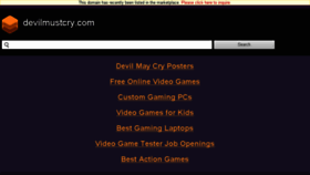 What Devilmustcry.com website looked like in 2017 (6 years ago)