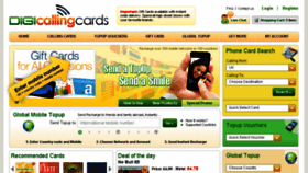 What Digicallingcards.com website looked like in 2017 (6 years ago)