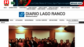 What Diariolagoranco.cl website looked like in 2017 (6 years ago)