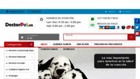 What Doctorpet.co website looked like in 2017 (6 years ago)