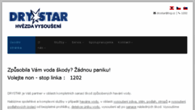 What Drystar.cz website looked like in 2017 (6 years ago)