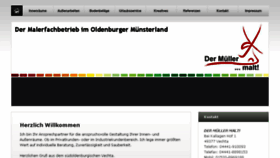 What Der-mueller-malt.de website looked like in 2017 (6 years ago)