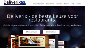 What Deliverix.nl website looked like in 2017 (6 years ago)