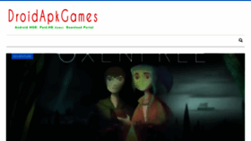 What Droidapkgames.net website looked like in 2017 (6 years ago)
