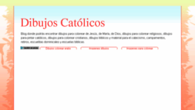 What Dibujoscatolicos.com website looked like in 2017 (6 years ago)