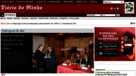 What Diariodominho.pt website looked like in 2017 (6 years ago)