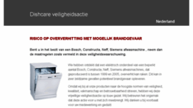 What Dishcareaction.nl website looked like in 2017 (6 years ago)