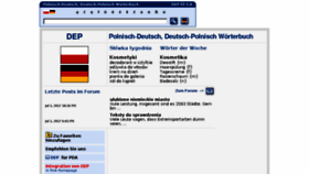 What Dep.pl website looked like in 2017 (6 years ago)