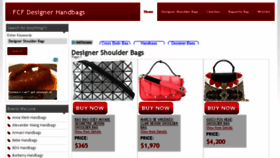 What Designerhandbags.firstclassfashionista.com website looked like in 2017 (6 years ago)