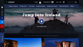 What Discoverireland.com website looked like in 2017 (6 years ago)